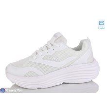 Кросівки жіночі на весну/осінь (8 пар р.36-41) білий  "CLAN"