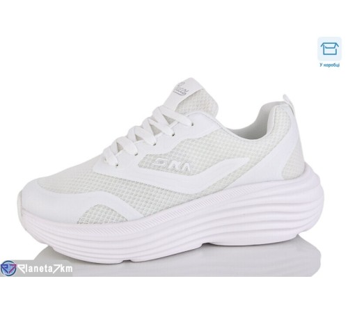 Кросівки жіночі на весну/осінь (8 пар р.36-41) білий  "CLAN"