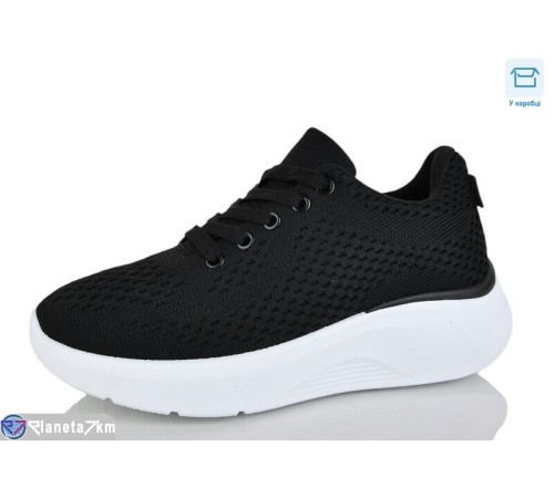 Кросівки жіночі на весну/осінь (8 пар р.36-41) чорний  "CLAN"