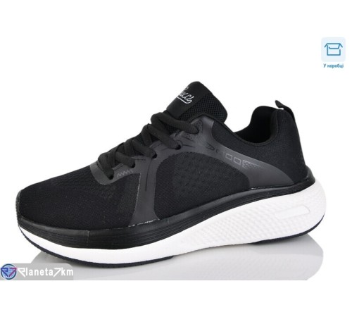 Кросівки жіночі на весну/осінь (8 пар р.36-41) чорний  "CLAN"