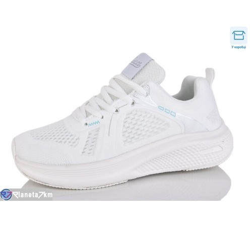 Кросівки жіночі на весну/осінь (8 пар р.36-41) білий  "CLAN"