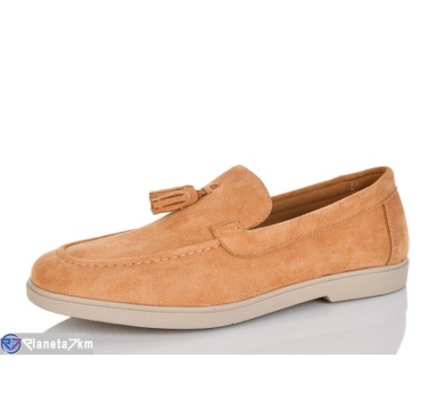 Туфлі чоловічі на весну/осінь (8 пар р.40-45) camel  "Fudian"