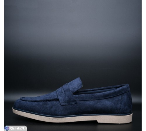 Туфлі чоловічі на весну/осінь (8 пар р.40-45) синій  "Fudian"