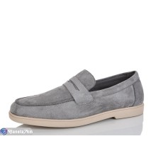 Туфлі чоловічі на весну/осінь (8 пар р.40-45) сірий  "Fudian"