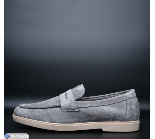 Туфлі чоловічі на весну/осінь (8 пар р.40-45) сірий  "Fudian"