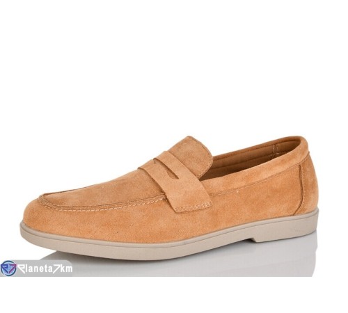 Туфлі чоловічі на весну/осінь (8 пар р.40-45) camel  "Fudian"