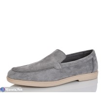 Туфлі чоловічі на весну/осінь (8 пар р.40-45) сірий  "Fudian"