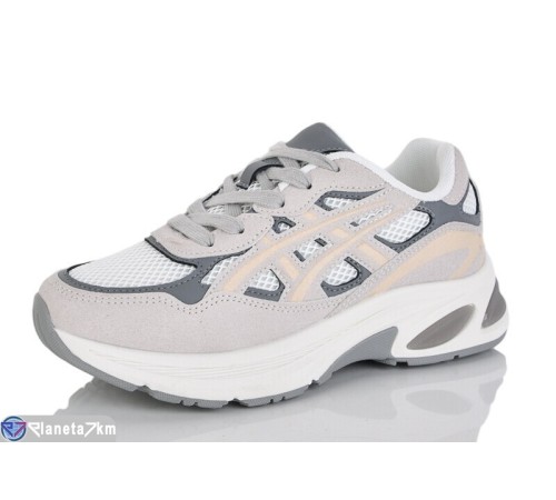 Кросівки жіночі на весну/осінь (8 пар р.36-41) сірий  "Fudian"