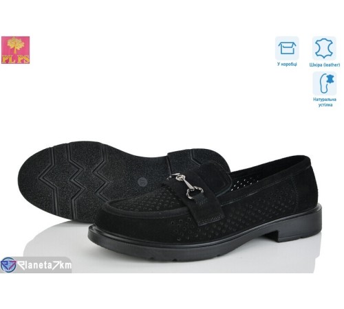 Туфлі жіночі на весну/осінь (6 пар р.36-40) чорний  "PLPS"