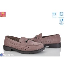 Туфлі жіночі на весну/осінь (6 пар р.36-40) коричневий  "PLPS"