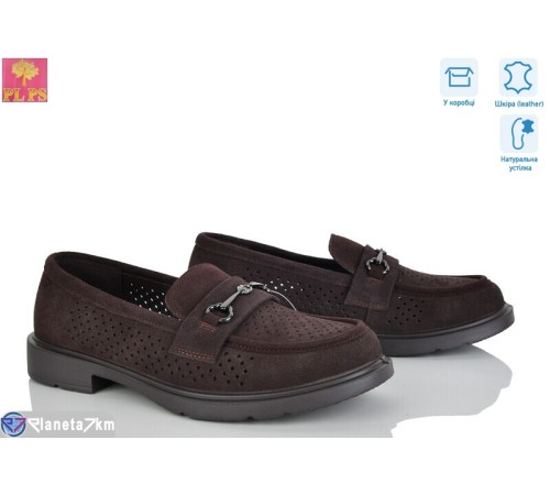 Туфлі жіночі на весну/осінь (6 пар р.36-40) коричневий  "PLPS"