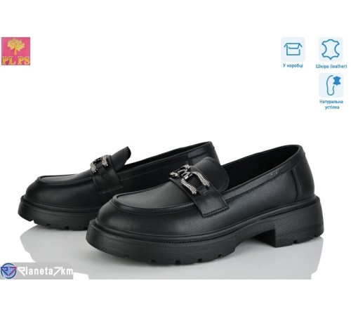 Туфлі жіночі на весну/осінь (6 пар р.36-40) чорний  "PLPS"