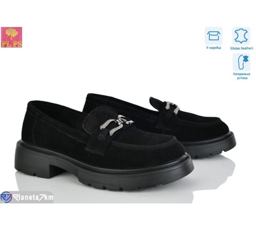 Туфлі жіночі на весну/осінь (6 пар р.36-40) чорний  "PLPS"
