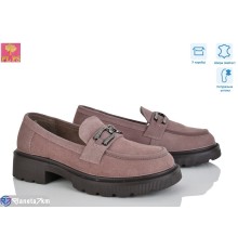 Туфлі жіночі на весну/осінь (6 пар р.36-40) коричневий  "PLPS"