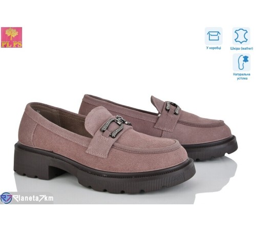 Туфлі жіночі на весну/осінь (6 пар р.36-40) коричневий  "PLPS"