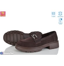 Туфлі жіночі на весну/осінь (6 пар р.36-40) коричневий  "PLPS"