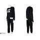 Спортивний костюм жіночий на весну/осінь (3 шт. р.сетка M-XL) чорний  "Mirella"