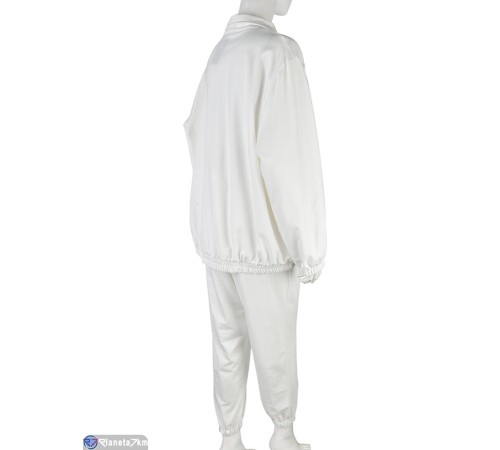 Спортивний костюм жіночий на весну/осінь (3 шт. р.сетка XL-3XL) білий  "Mirella"