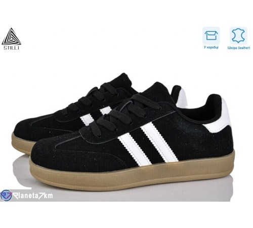 Кросівки жіночі на весну/осінь (8 пар р.36-41) чорний  "STILLI Group"