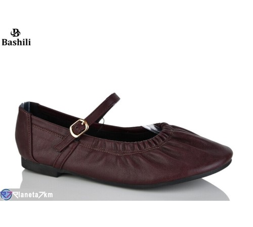 Туфлі жіночі на весну/осінь (8 пар р.36-41) бордовий  "Башили"