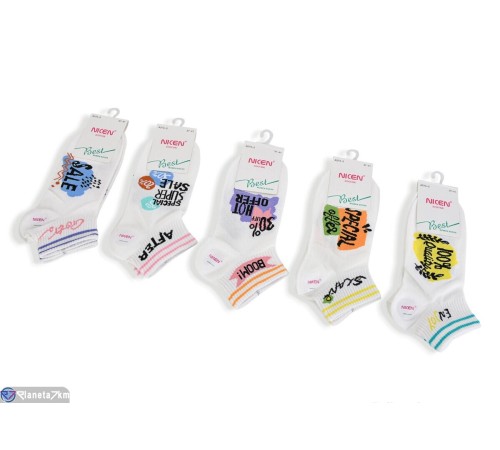 Жіночі шкарпетки на весну/осінь (10 шт. р.сетка 37-41) мікс  "VERONIKA"