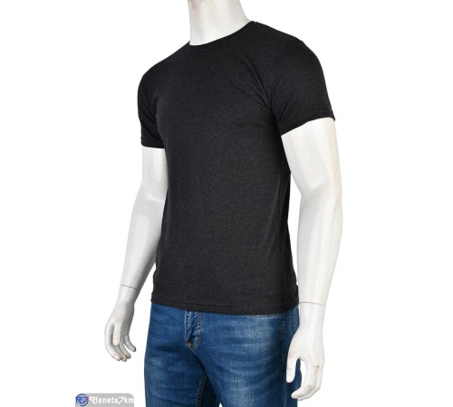 Футболка чоловіча на літо (5 шт. р.сетка M-3XL) сірий  "VERONIKA"