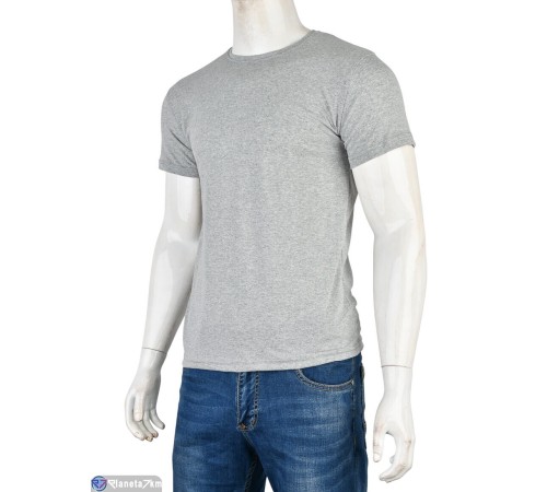 Футболка чоловіча на літо (5 шт. р.сетка M-3XL) сірий  "VERONIKA"