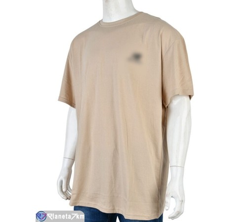 Футболка чоловіча на літо (2 шт. р.сетка 5XL-6XL) бежевий  "VERONIKA"