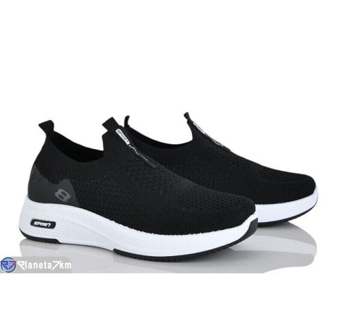 Кросівки жіночі на весну/осінь (8 пар р.36-41) чорний  "Zorea"