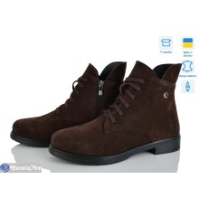 Черевики жіночі на весну/осінь (6 пар р.37-40) коричневий  "Linda"