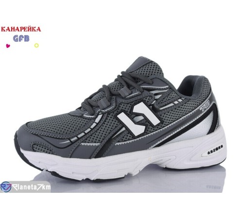 Кросівки жіночі на весну/осінь (8 пар р.36-41) сірий  "GFB-Канарейка"