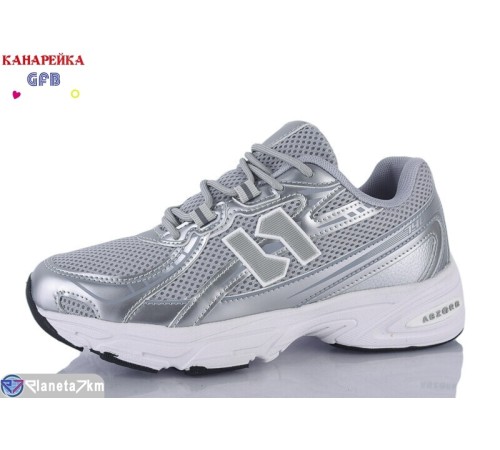 Кросівки жіночі на весну/осінь (8 пар р.36-41) сірий  "GFB-Канарейка"