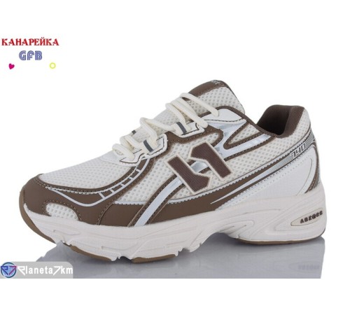 Кросівки жіночі на весну/осінь (8 пар р.36-41) бежевий  "GFB-Канарейка"