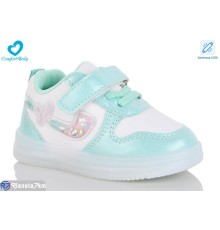 Дитячі кросівки на весну/осінь (6 пар р.21-25) зелений  "Comfort-baby"