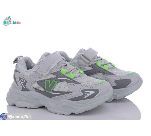 Дитячі кросівки на весну/осінь (8 пар р.32-37) сірий  "BBT"