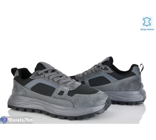 Кросівки чоловічі на весну/осінь (6 пар р.46-48) сірий  "KULIBABA"