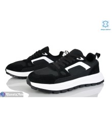 Кросівки чоловічі на весну/осінь (6 пар р.46-48) чорний  "KULIBABA"