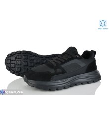 Кросівки чоловічі на весну/осінь (6 пар р.46-48) чорний  "KULIBABA"