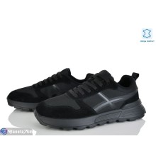 Кросівки чоловічі на весну/осінь (6 пар р.46-48) чорний  "KULIBABA"