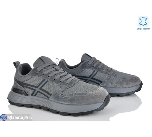 Кросівки чоловічі на весну/осінь (6 пар р.46-48) сірий  "KULIBABA"