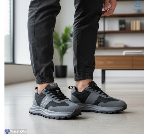 Кросівки чоловічі на весну/осінь (6 пар р.46-48) сірий  "KULIBABA"