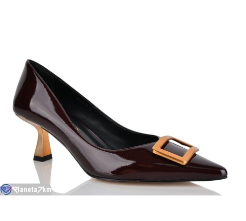 Туфлі жіночі на весну/осінь (6 пар р.36-40) бордовий  "TETRAST"