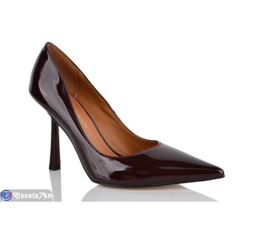 Туфлі жіночі на весну/осінь (6 пар р.36-40) бордовий  "TETRAST"