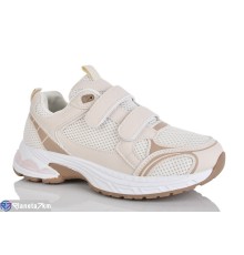 Кросівки жіночі на весну/осінь (8 пар р.36-41) бежевий  "Belossa"