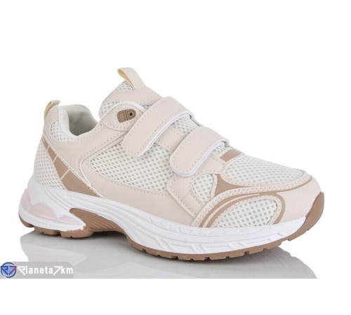 Кросівки жіночі на весну/осінь (8 пар р.36-41) бежевий  "Belossa"