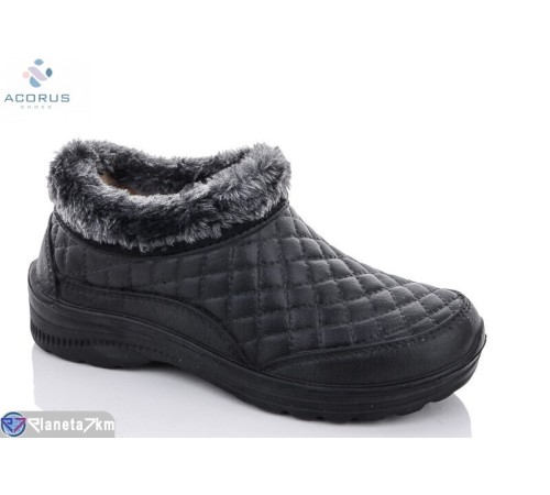 Калоші жіночі на зиму (12 пар р.37-42) чорний  "Acorus"