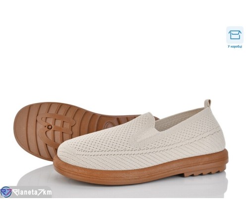 Сліпони жіночі на літо (8 пар р.36-41) бежевий  "Insect"