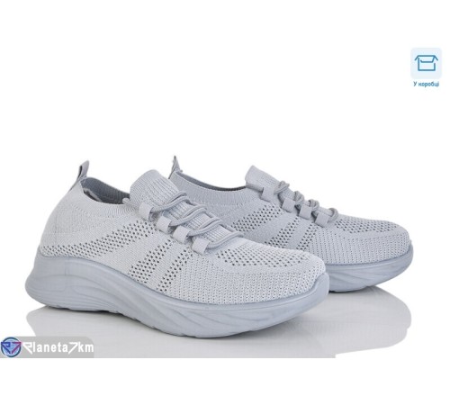 Кросівки жіночі на літо (8 пар р.36-41) сірий  "Insect"