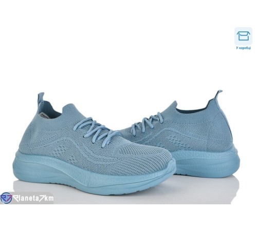 Кросівки жіночі на літо (8 пар р.36-41) синій  "Insect"