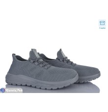 Кросівки чоловічі на літо (8 пар р.40-45) сірий  "Insect"